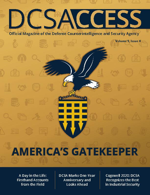 DCSA ACCESS Magazine 10.01.2020